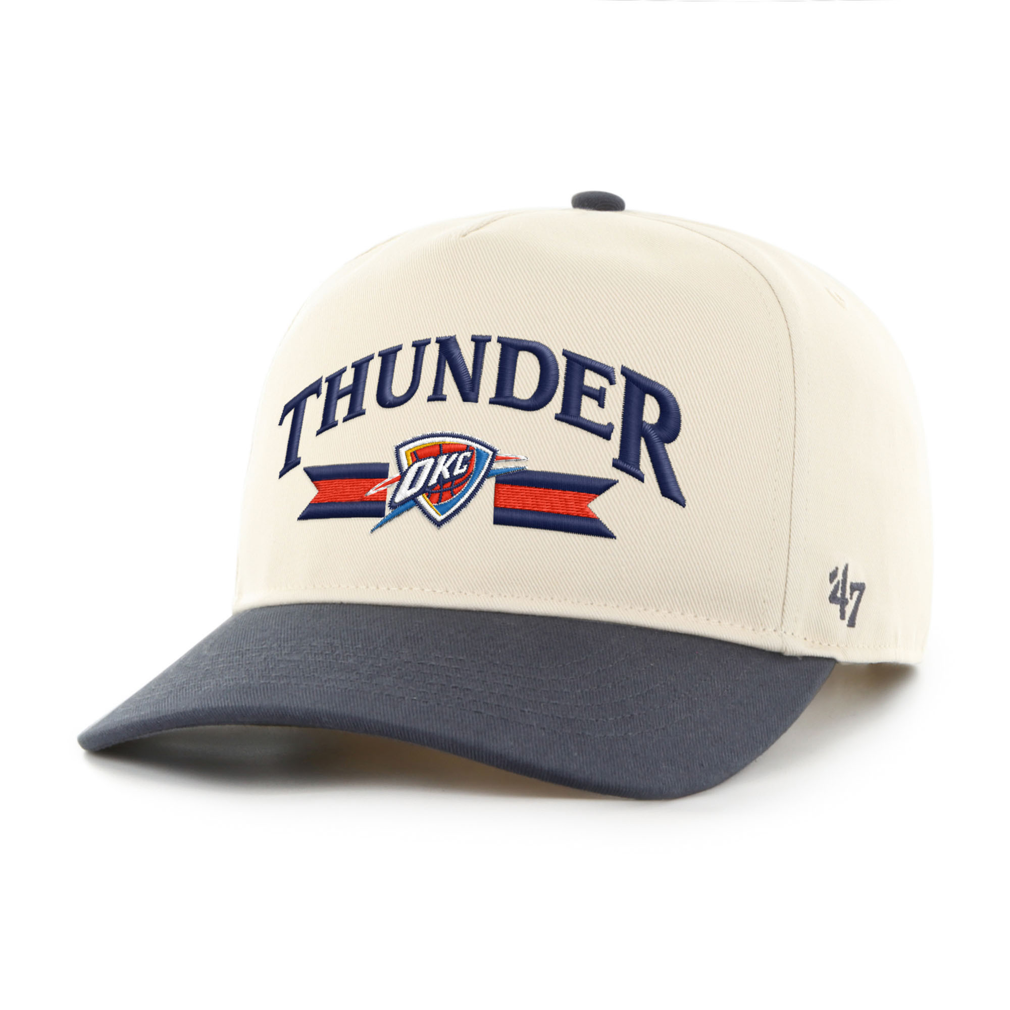 Men's '47  Natural Oklahoma City Thunder Fast Break Chase Hitch Adjustable Hat | Fanatics