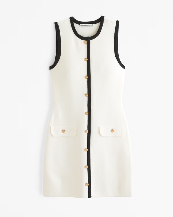 The A&F Mara High-Neck Vest Sweater Dress | Abercrombie & Fitch (US)