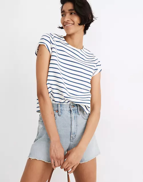 The Momjean Short in Byers Wash: Ripped Edition | Madewell