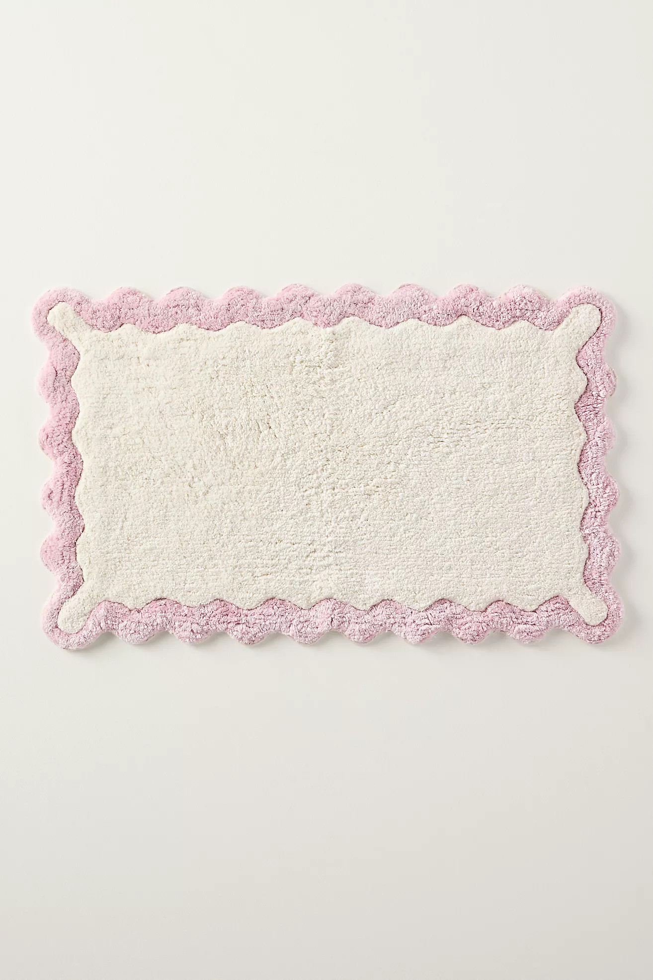 Maeve by Anthropologie Scalloped Cotton Bath Mat | Anthropologie (US)