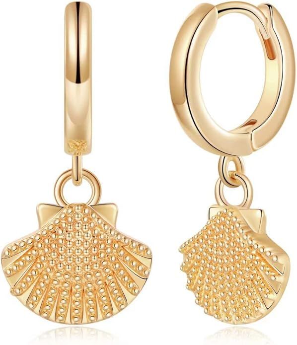 Huggie Hoop Earrings for Women, 925 Sterling Silver Post Hypoallergenic Small Huggie Hoop Earring... | Amazon (US)
