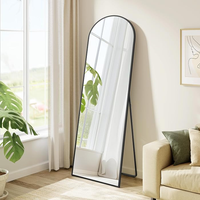 SONGMICS Ganzk\u00f6rperspiegel, gew\u00f6lbter Standspiegel, Hartglas, 150 x 40 cm | Amazon (DE)