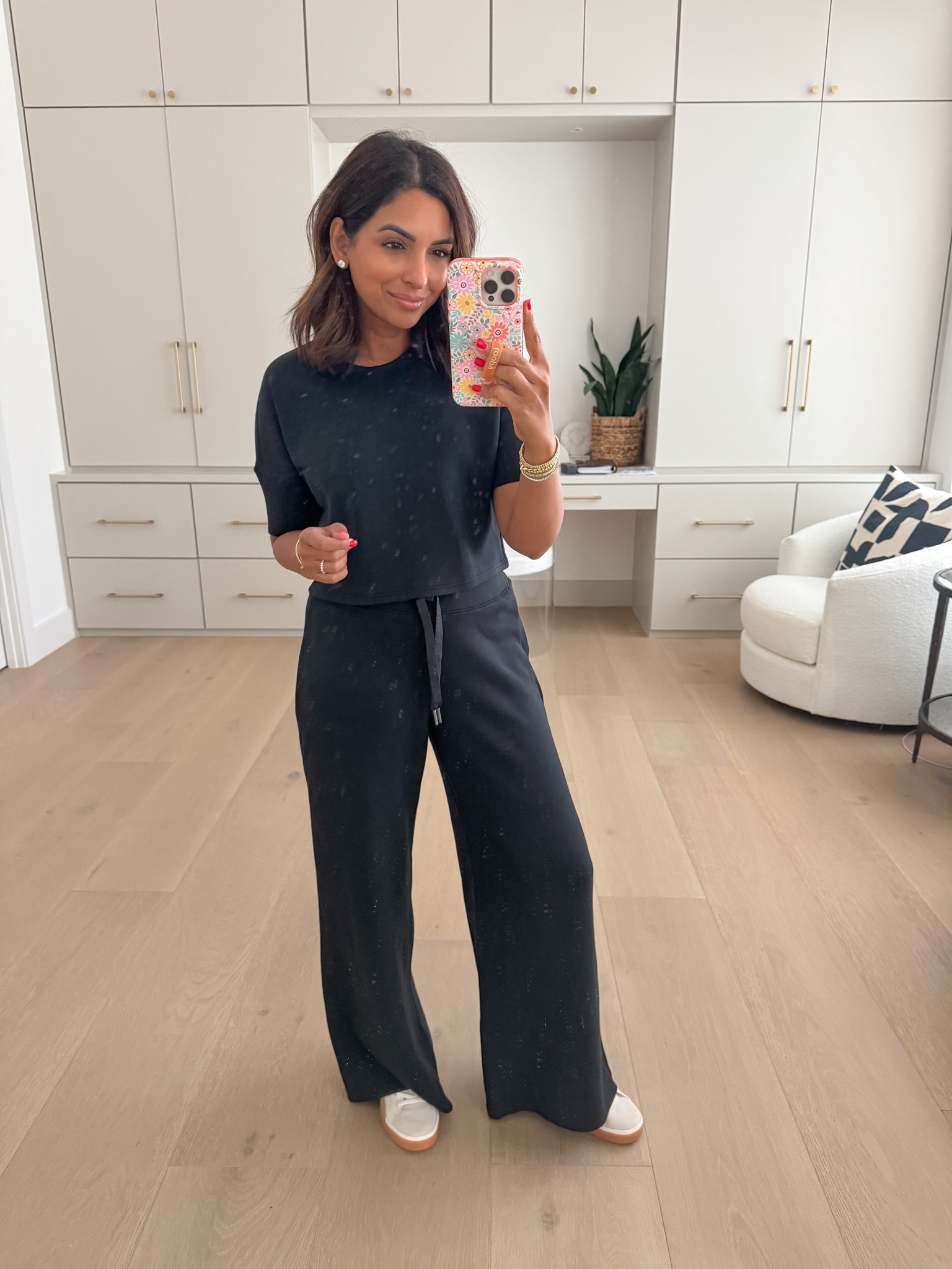 Such a cute black sweat set from Spanx! Can wear for errands, workouts, or lounging. Use my code NASREENXSPANX for 10% off and free shipping 🖤

#LTKSaleAlert #LTKStyleTip #LTKSeasonal