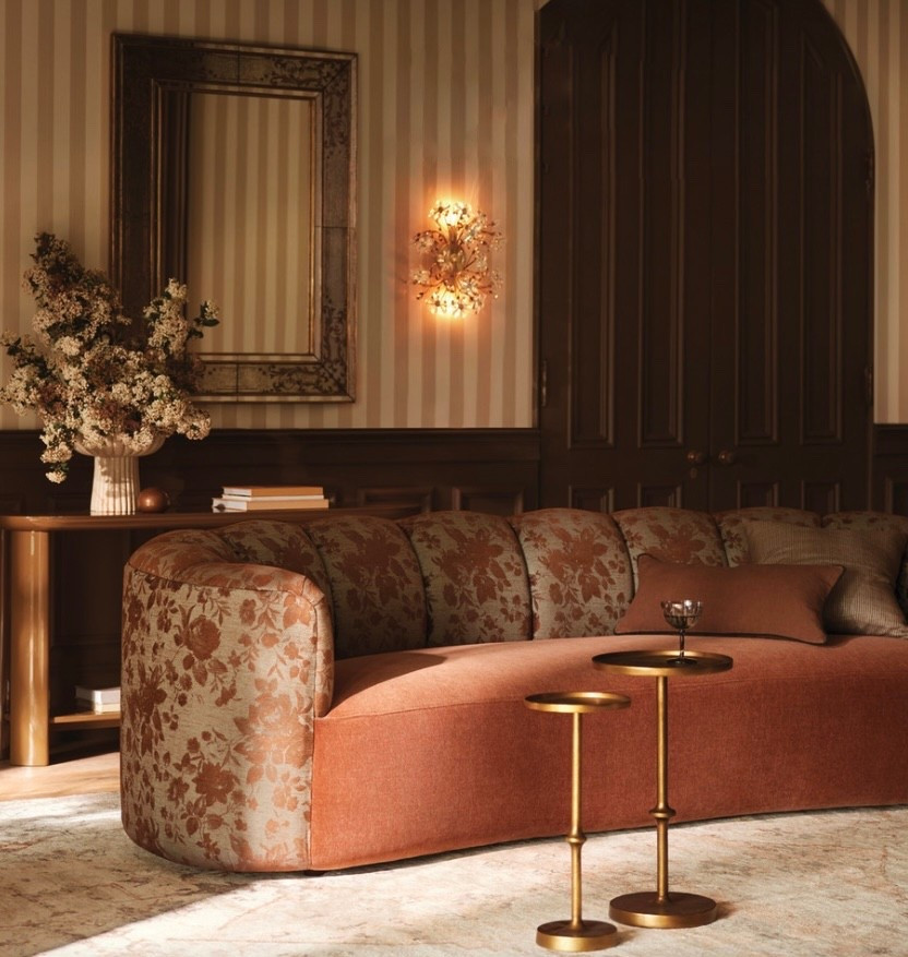 Fall in love with the first look of Arhaus’ Spring Collection ✨ This living room showcases all the top interior trends of 2026. Anchored by a curved, channeled sofa upholstered in a soft floral pattern, it’s layered with a hand-knotted rug, antique brass side table, fluted marble vase. The Parisian-inspired mirror hangs perfectly on the wall, and the lacquer finish on the solid wood console adds timeless elegance. The rich, inviting color palette completes the look. Best of all? Everything is on sale now!


#Arhaus #SpringCollection #CurvedSofa #FloralVases #HandKnottedRug #ParisianStyle #InteriorDesign #ElegantLiving #HomeDecorInspo


#LTKHome #LTKSaleAlert