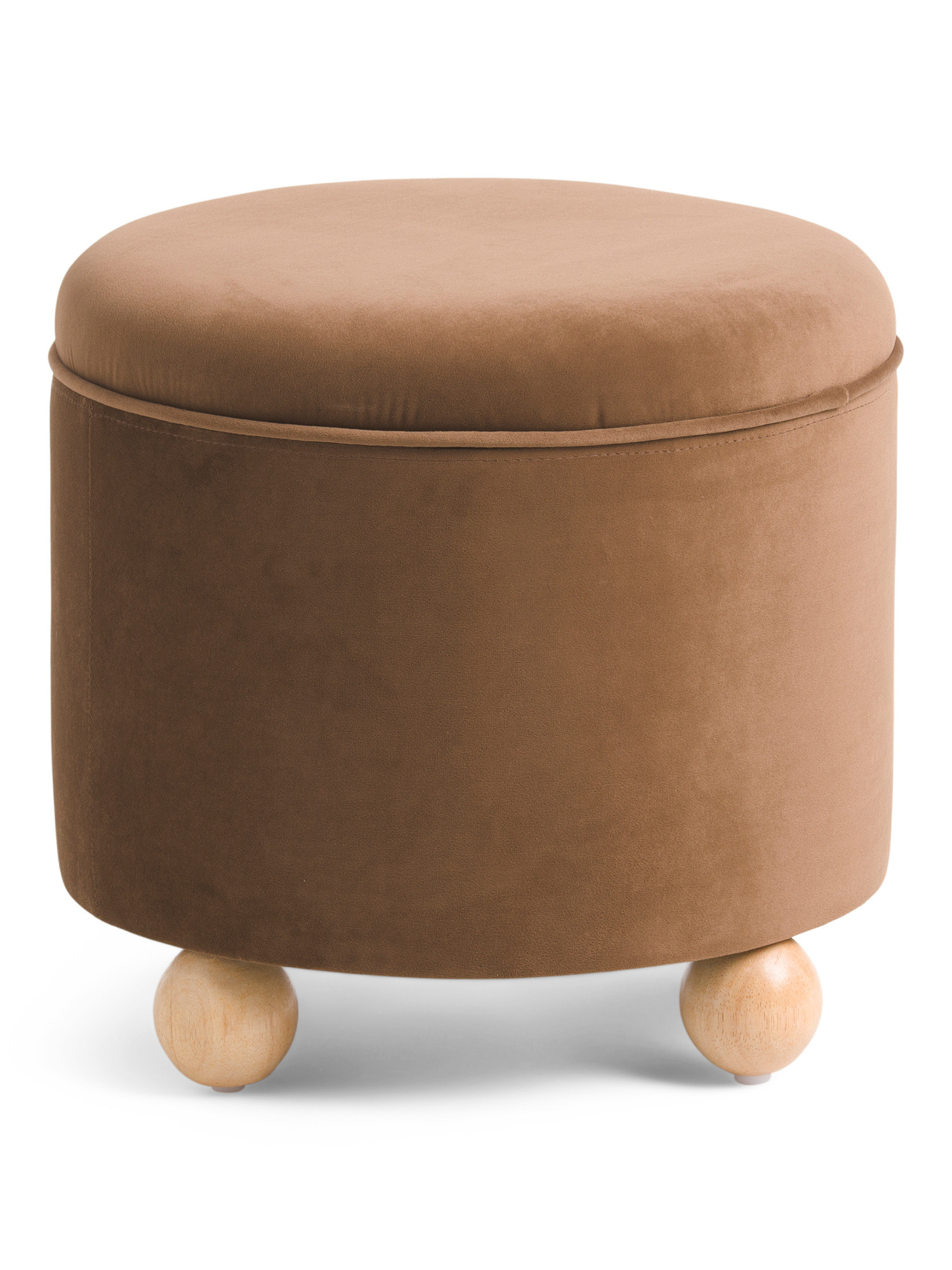 Laurel Velvet Storage Ottoman | Marshalls