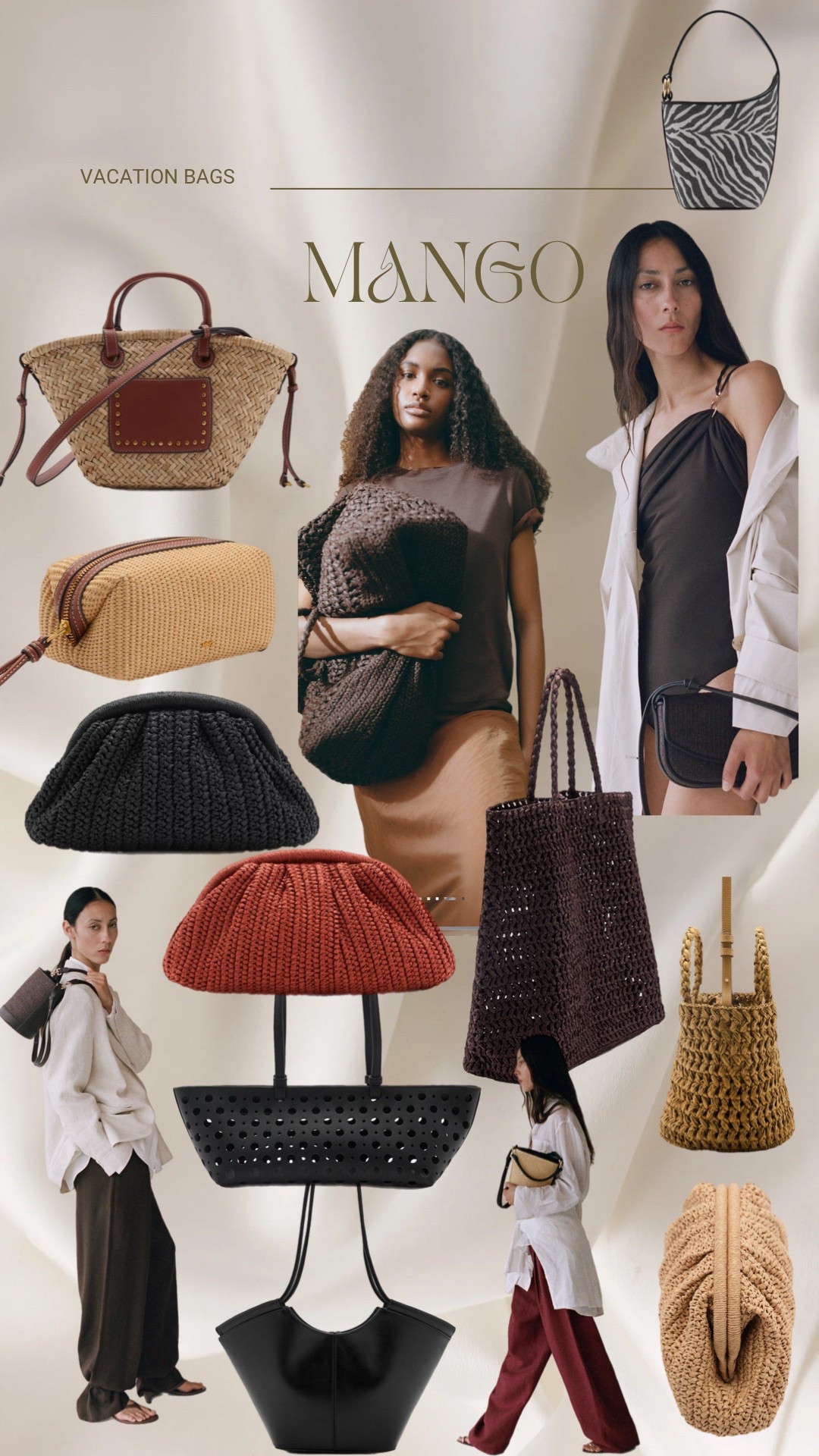 Loving these vacation bags from Mango! 

#LTKTravel #LTKSummerEdit #LTKStyleTip