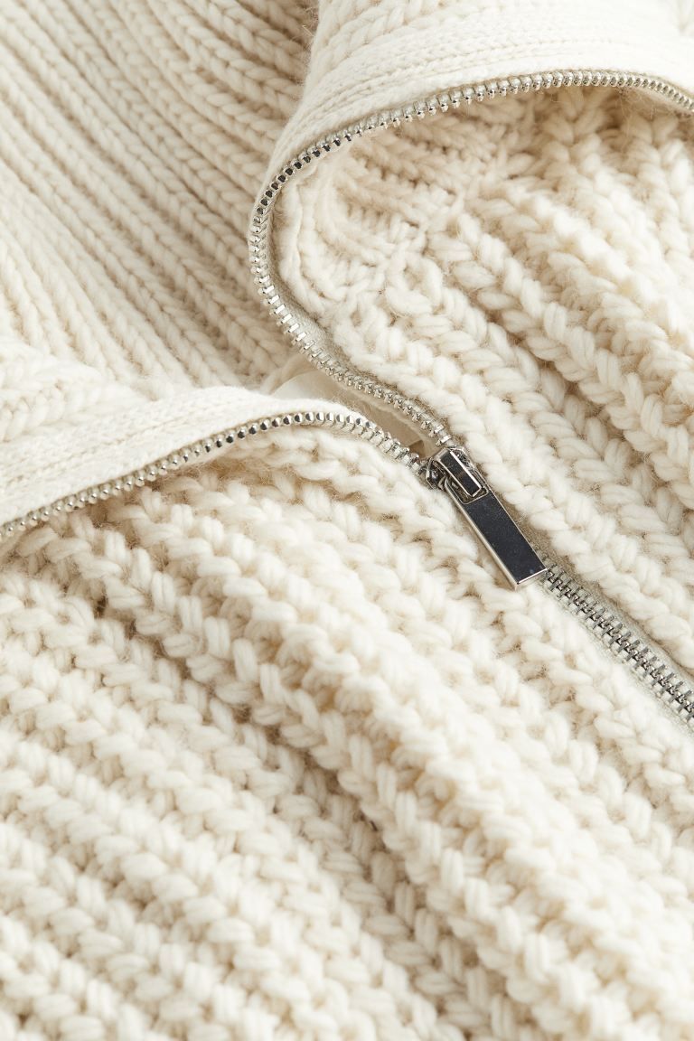 Chunky-knit Half-zip Sweater | H&M (US + CA)
