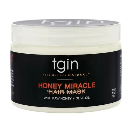 Thank God It s Natural (Tgin) Honey Miracle Hair Mask Deep Conditioner Moisturizing 12 oz | Walmart (US)