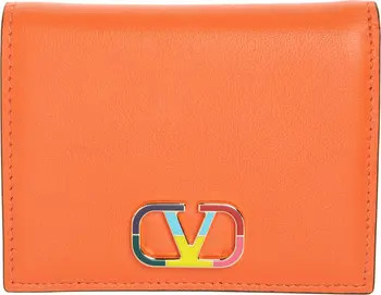 Valentino Garavani VLOGO Rainbow French Wallet | Nordstrom | Nordstrom