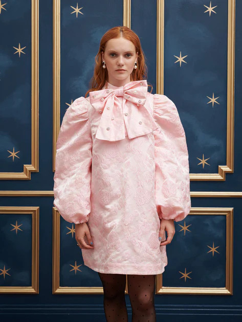 Sparkle Jacquard Bow Dress | Sister Jane (UK)