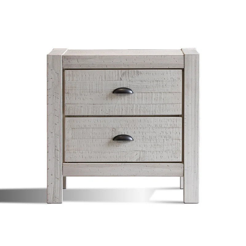 Montauk 2 - Drawer Solid Wood Nightstand | Wayfair North America