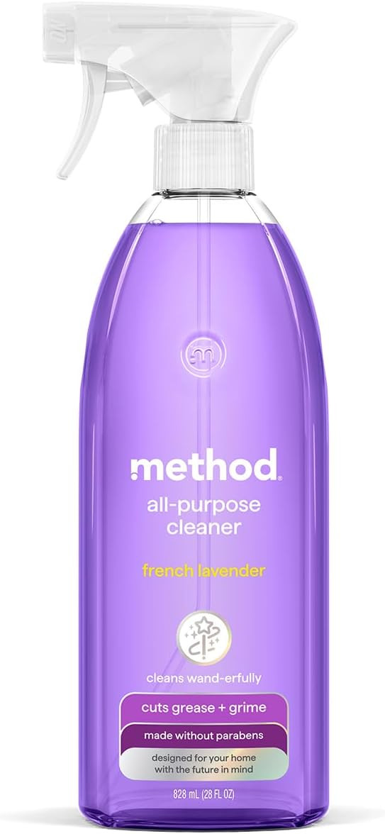 method All-Purpose Cleaner Spray, French Lavender - Cuts Grease & Grime on Counters, Glass, Seale... | Amazon (US)