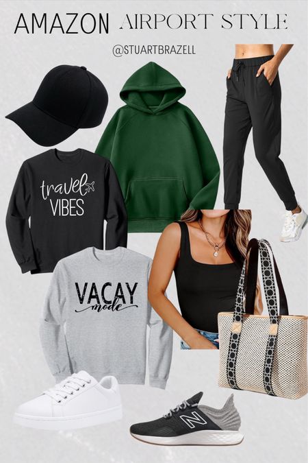 Amazon airport style, airport outfit ideas from Amazon, Amazon travel outfits 

#LTKfindsunder100 #LTKstyletip #LTKtravel