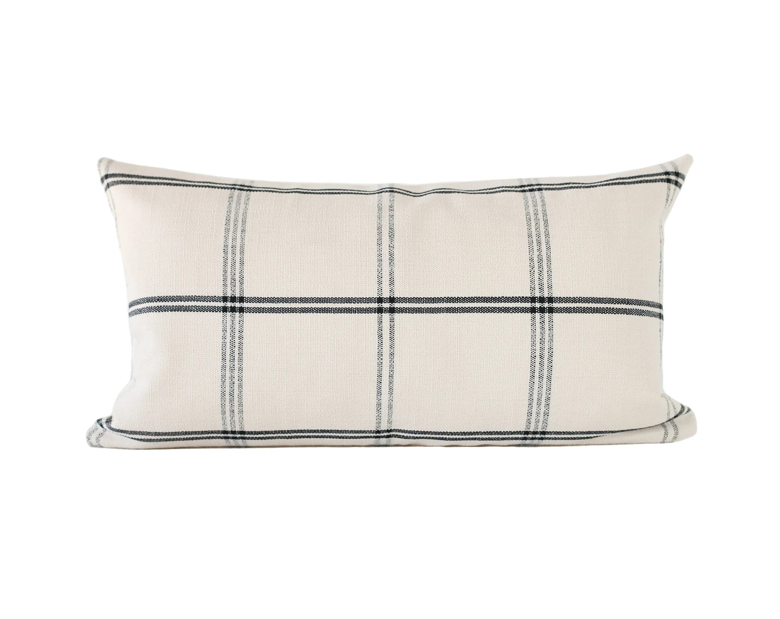 Black and White Plaid Pillow Cover 20x20 Christmas Pillow | Etsy | Etsy (US)