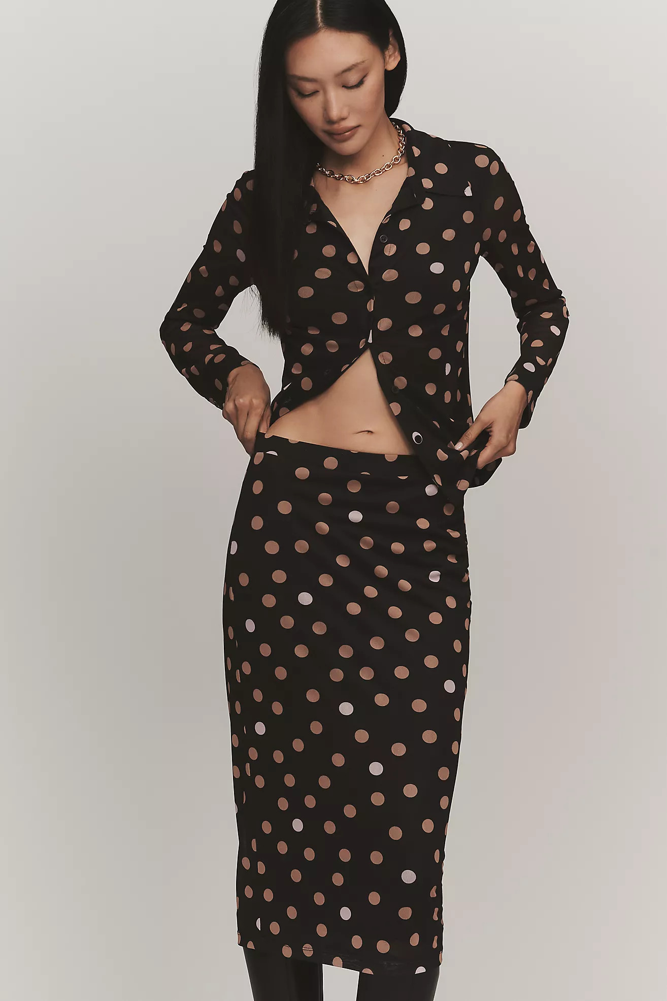 Sanctuary Gathered Slim Skirt | Anthropologie (US)