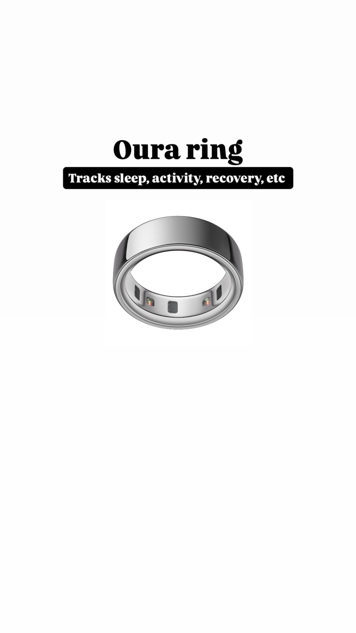The best and most used gift they’ll get so much use out of. We all have an Oura ring on my family and love them  

#LTKGiftGuide #LTKFindsUnder100