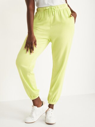 Extra High-Waisted Specially-Dyed Fleece Classic Sweatpants for Women | Old Navy (US)