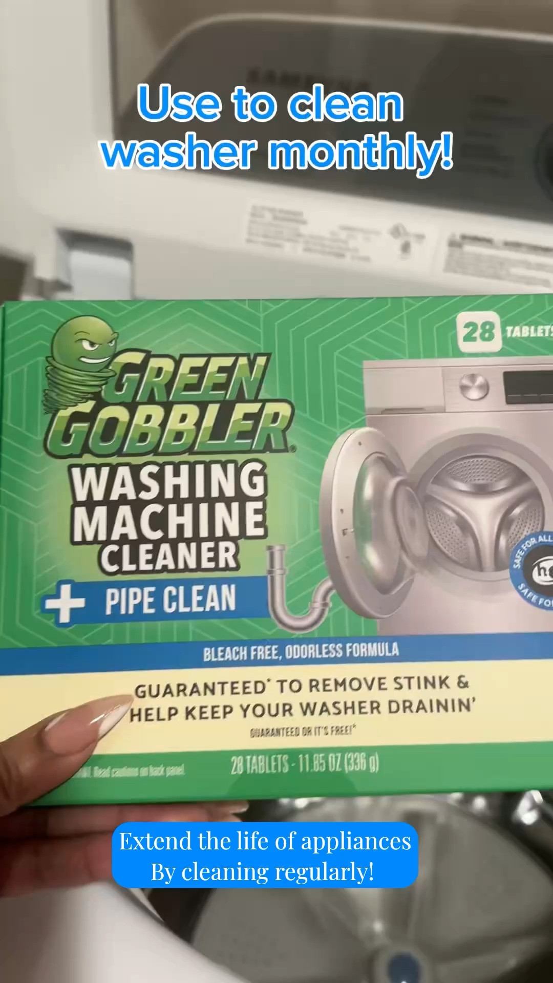 If you’re not cleaning your washing machine… this is your sign. 👀

Using these Green Gobbler tablets to keep my washer fresh and running like it should.
Because a clean machine = cleaner clothes. 🧺✨

I’ve also linked what I use for my dishwasher & garbage disposal too.
Don’t wait until something smells… stay ahead of it.

#CleanHome #LaundryRoutine #HomeMaintenance #CleaningTips #FreshAndClean

#LTKHome #LTKmomlife