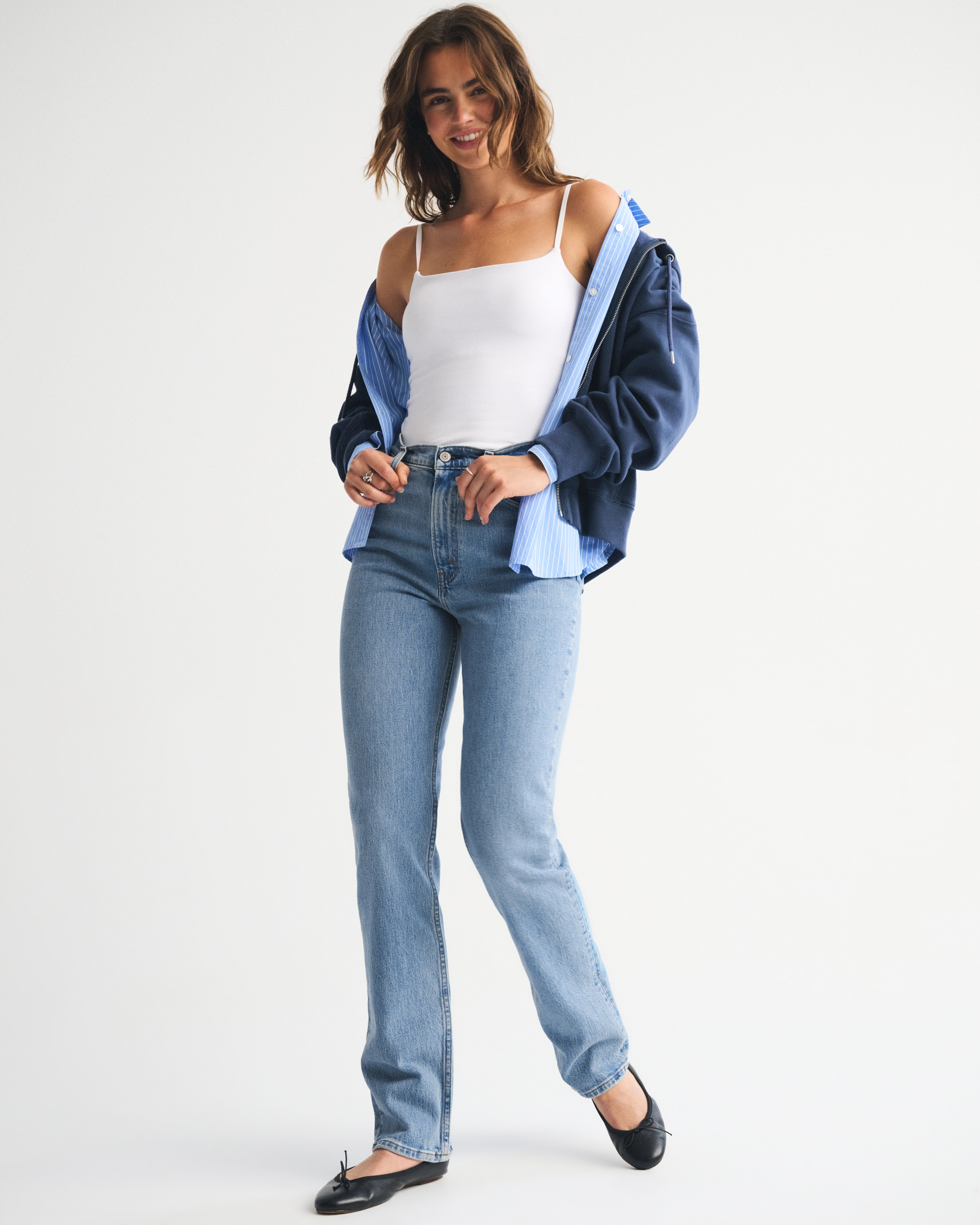 Ultra High Rise 90s Straight Jean | Abercrombie & Fitch (US)