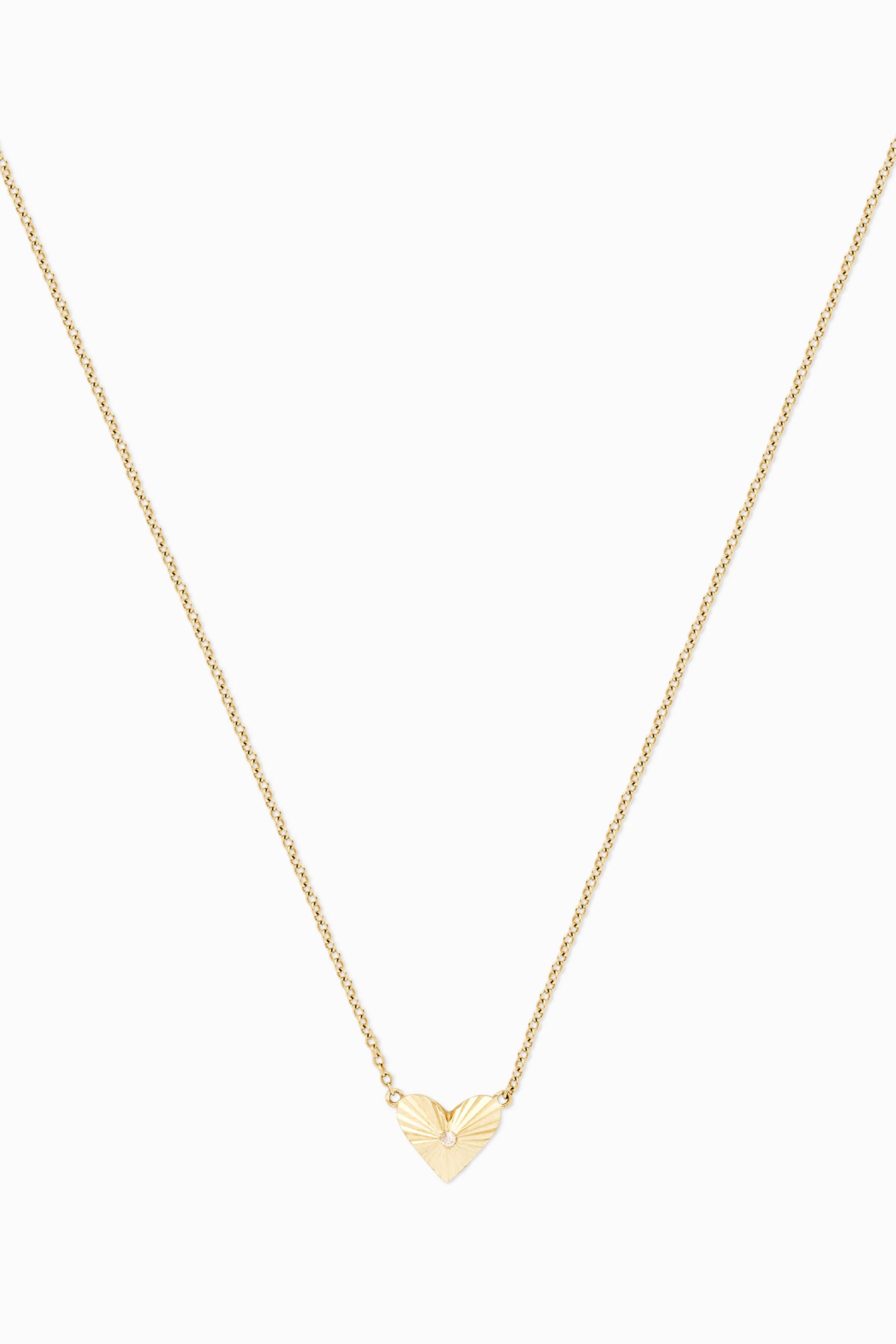Covet 14kt Diamond Heart Necklace | Stella & Dot