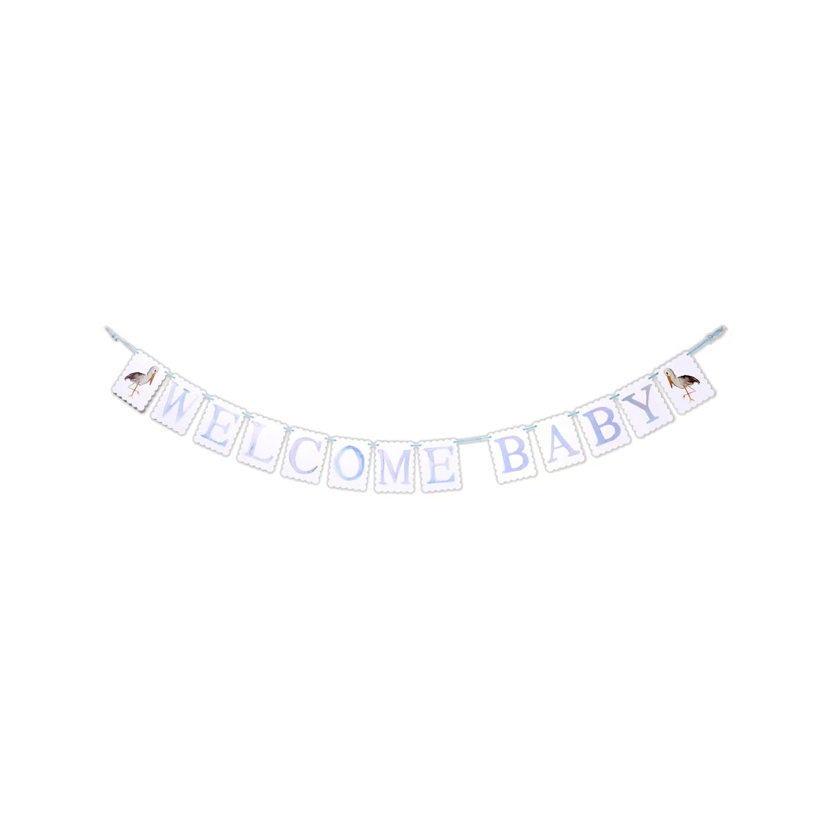 "Welcome Baby" Stork Banner | Over The Moon Gift