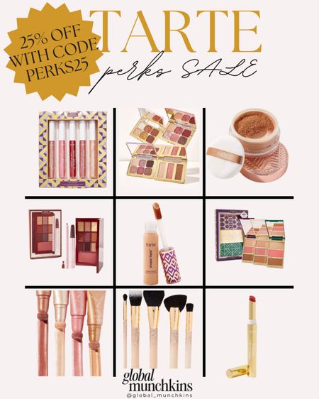 Tarte perks sale! Almost everything is 25% off when you log into your perks account or when you join! Use code PERKS25 to grab your favorites on SALE!

#LTKover40 #LTKsalealert #LTKbeauty