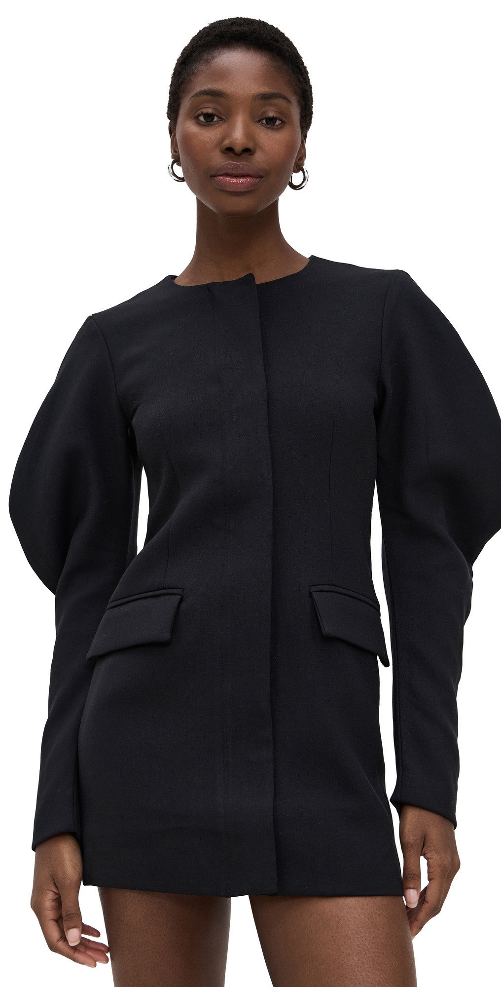 Line & Dot Georgia Mini Dress Black S | Shopbop