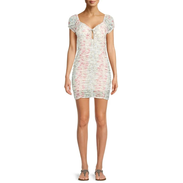 Madden NYC Juniors Sweetheart Cut-Out Bodycon Dress | Walmart (US)