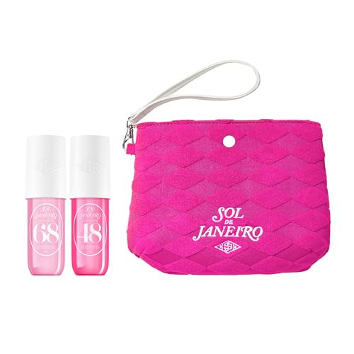 Sol de Janeiro Giftable Set | Two Travel Size Hair & Body Fragrance Mist with Pink Pouch | Cheirosa 68 & Cheirosa 48, 3 fl oz ea | Amazon Exclusive | $72 Value | Amazon (US)