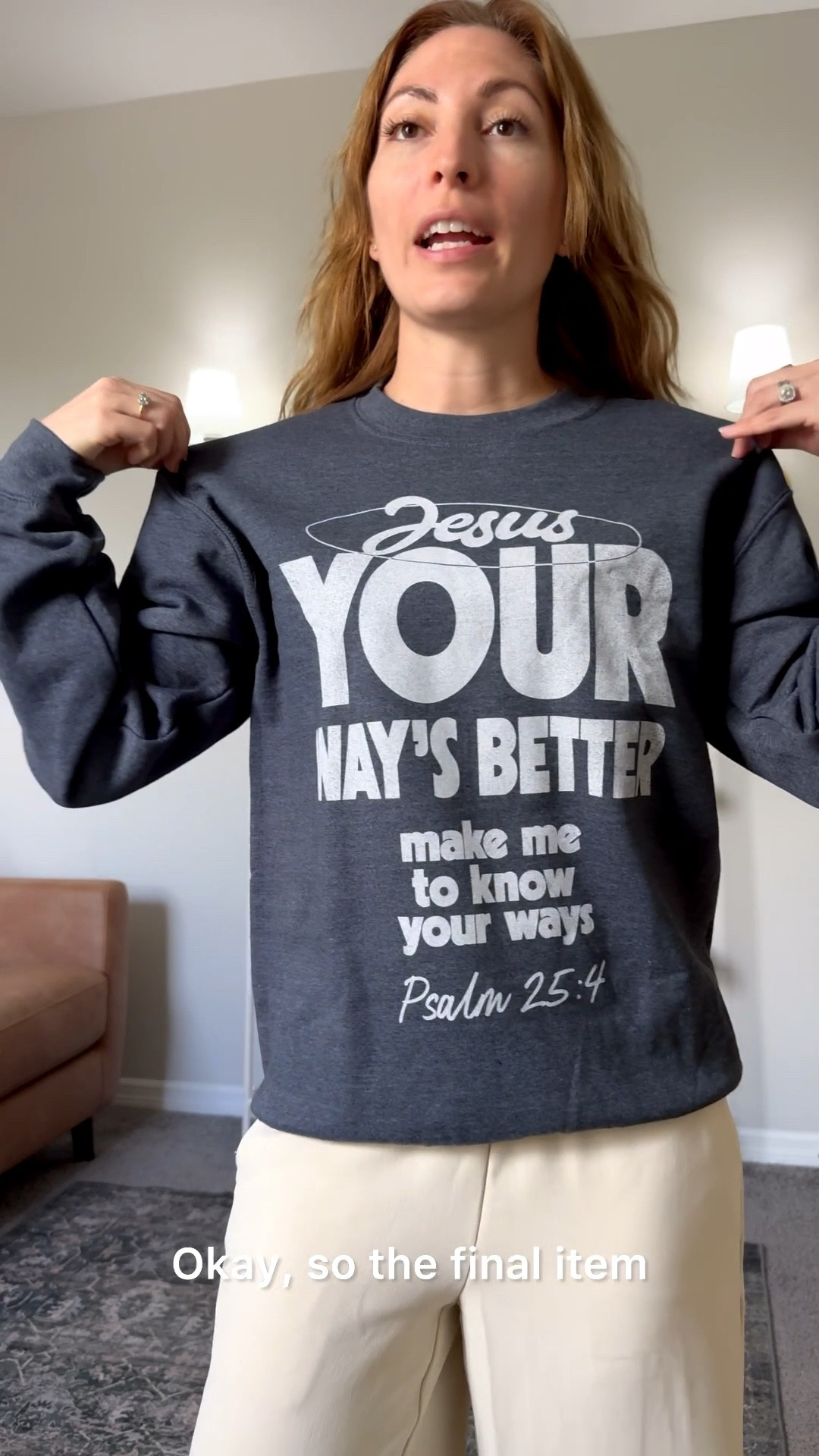 Jesus your ways better! Psalm 25:4 a cozy sweatshirt to keep you warm this fall season wearing a size small and use code NIKKI for 30% off @worthywearshop #ad 

#LTKGiftGuide #LTKFindsUnder100 #LTKSaleAlert