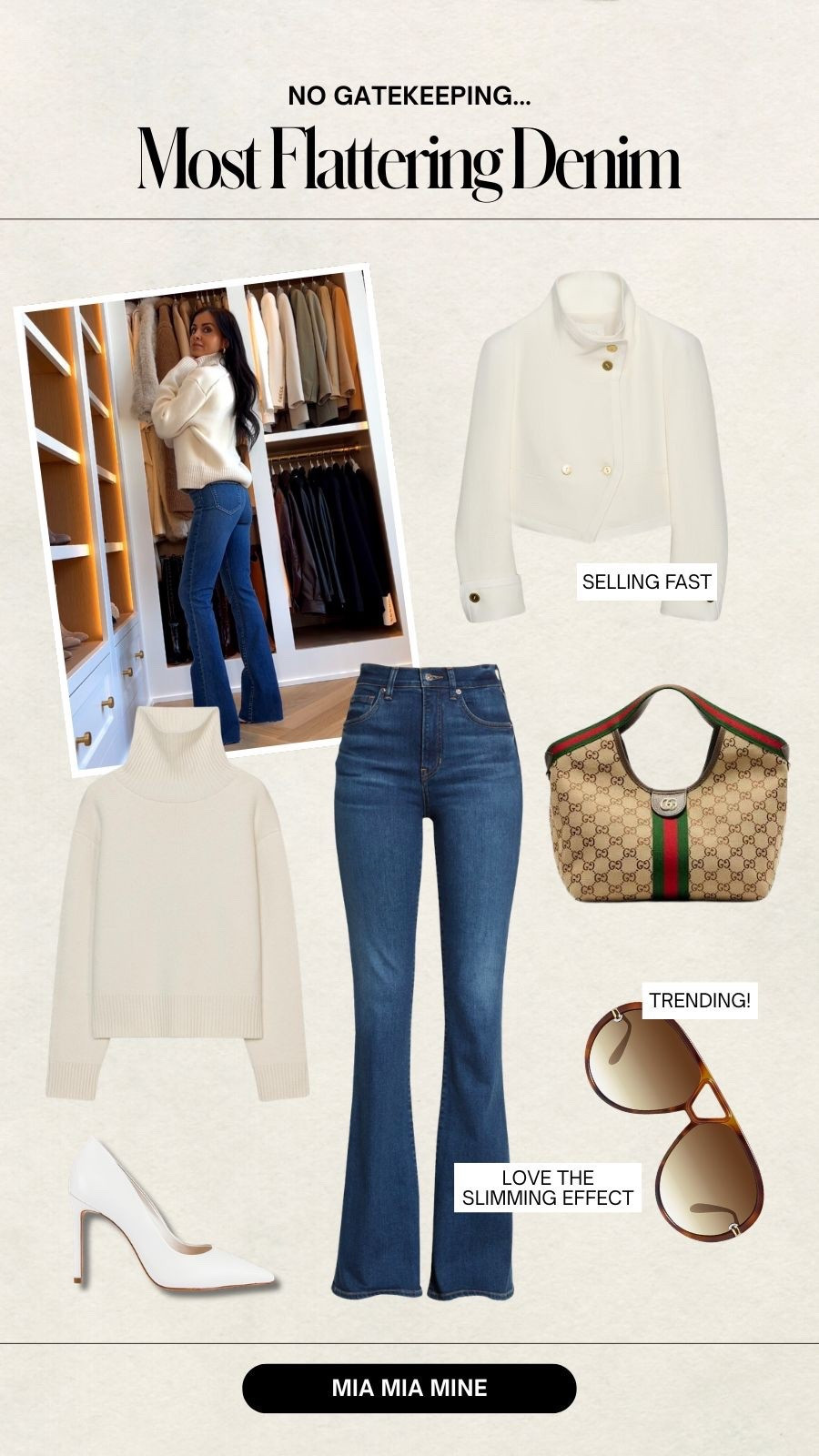 This cropped Zara jacket is the perfect elevated layering piece that instantly pulls a look together. I styled it with the Zara wool high collar sweater and Ruth raw hem straight jeans for a more polished feel. Finished with a Gucci bag and minimal Amazon accessories for a chic, versatile look.

Zara Cropped Jacket – Wearing a size XS
Ruth Raw Hem Jeans – Wearing a size 24, runs TTS

MiaMiaMine Zara cropped jacket outfit flared denim, Ruth raw hem straight jeans Nordstrom bubble hem blouse Zara wool sweater chic layering piece elevated everyday style designer denim outfit Gucci bag style Amazon accessories women neutral capsule wardrobe modern feminine outfit



#LTKPetite #LTKOver40 #LTKWorkwear