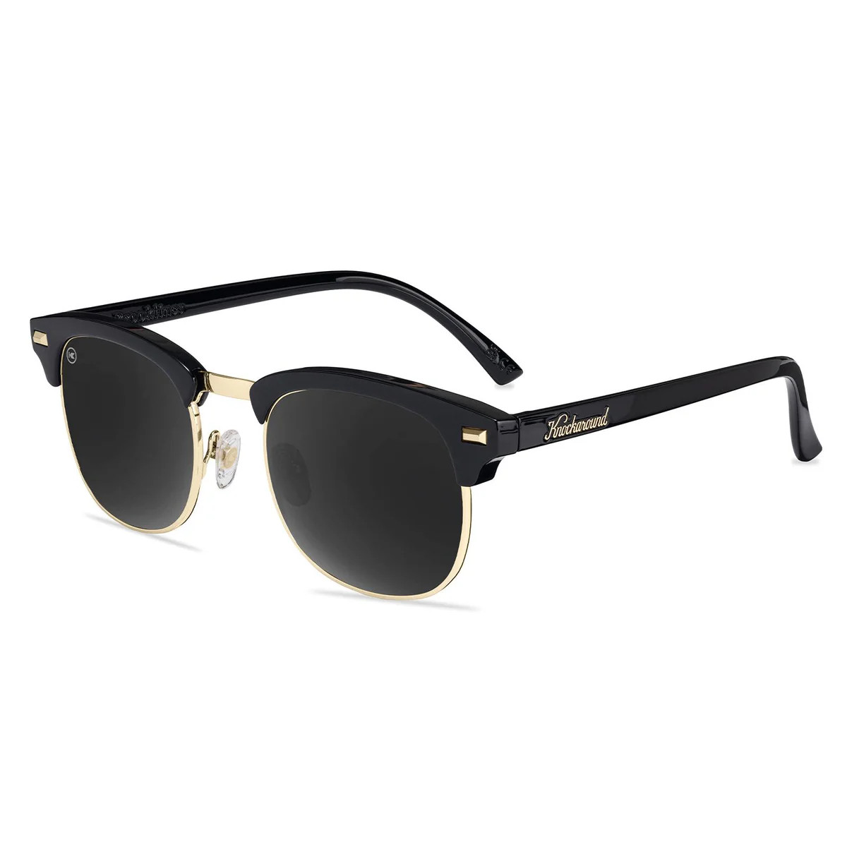 Glossy Black & Gold Brooklines | Knockaround