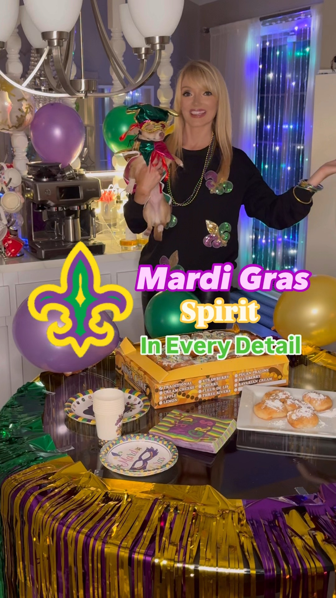 We are all ready for Mardi Gras with our cute outfits and party supplies!! Are you celebrating this year?! #mardigras #hosting

#LTKWatchNow