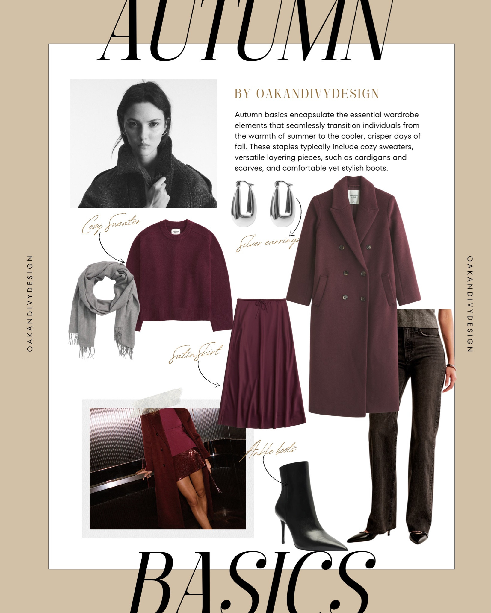 Fall / Winter Basic Pieces to mix and match. Day to Night. 🖤

Autumn Style, Fall Style, Winter Stylee

#LTKSeasonal #LTKOver40 #LTKStyleTip