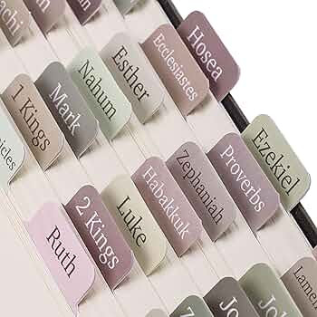 Mr. Pen- Bible Tabs, 75 Tabs, Laminated Bible Tabs for Women and Men, Bible Tabs for Study Bible,... | Amazon (US)