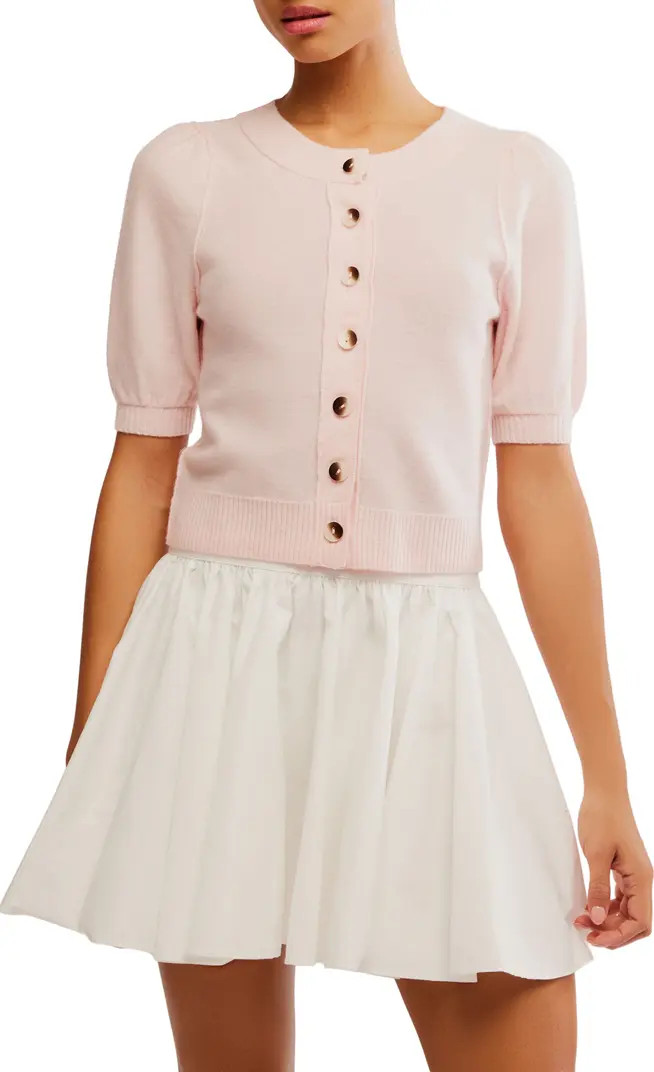 Isla Elbow Sleeve Wool & Cashmere Blend Cardigan | Nordstrom