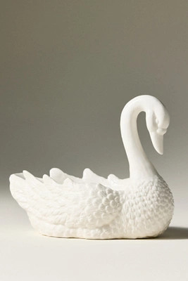 Stoneware Swan Vessel | Anthropologie (US)