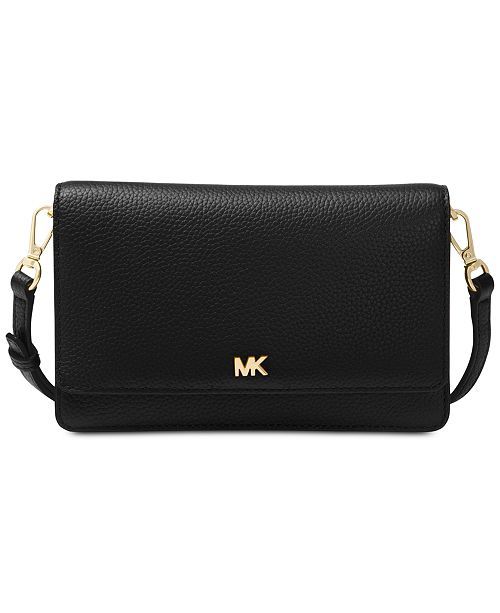 Michael Kors Pebble Leather Phone Crossbody Wallet & Reviews - Handbags & Accessories - Macy's | Macys (US)