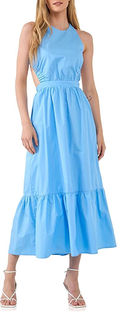 English Factory Women's Elastic Detail Sleeveless Dress | Amazon (US)