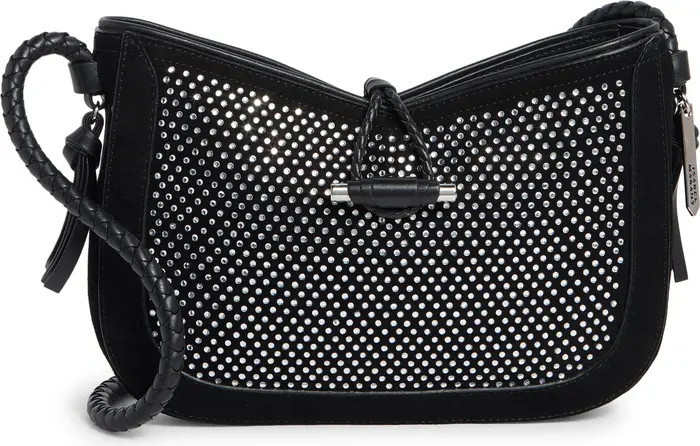 Isabel Marant Vigo Studded Suede Shoulder Bag | Nordstromrack | Nordstrom Rack