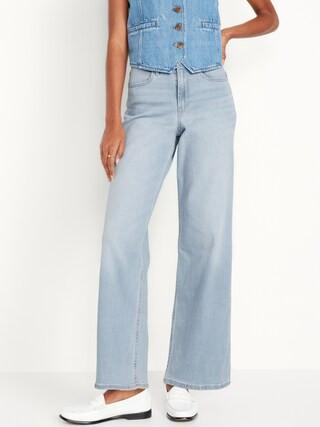 High-Waisted Wow Wide-Leg Jeans | Old Navy (US)