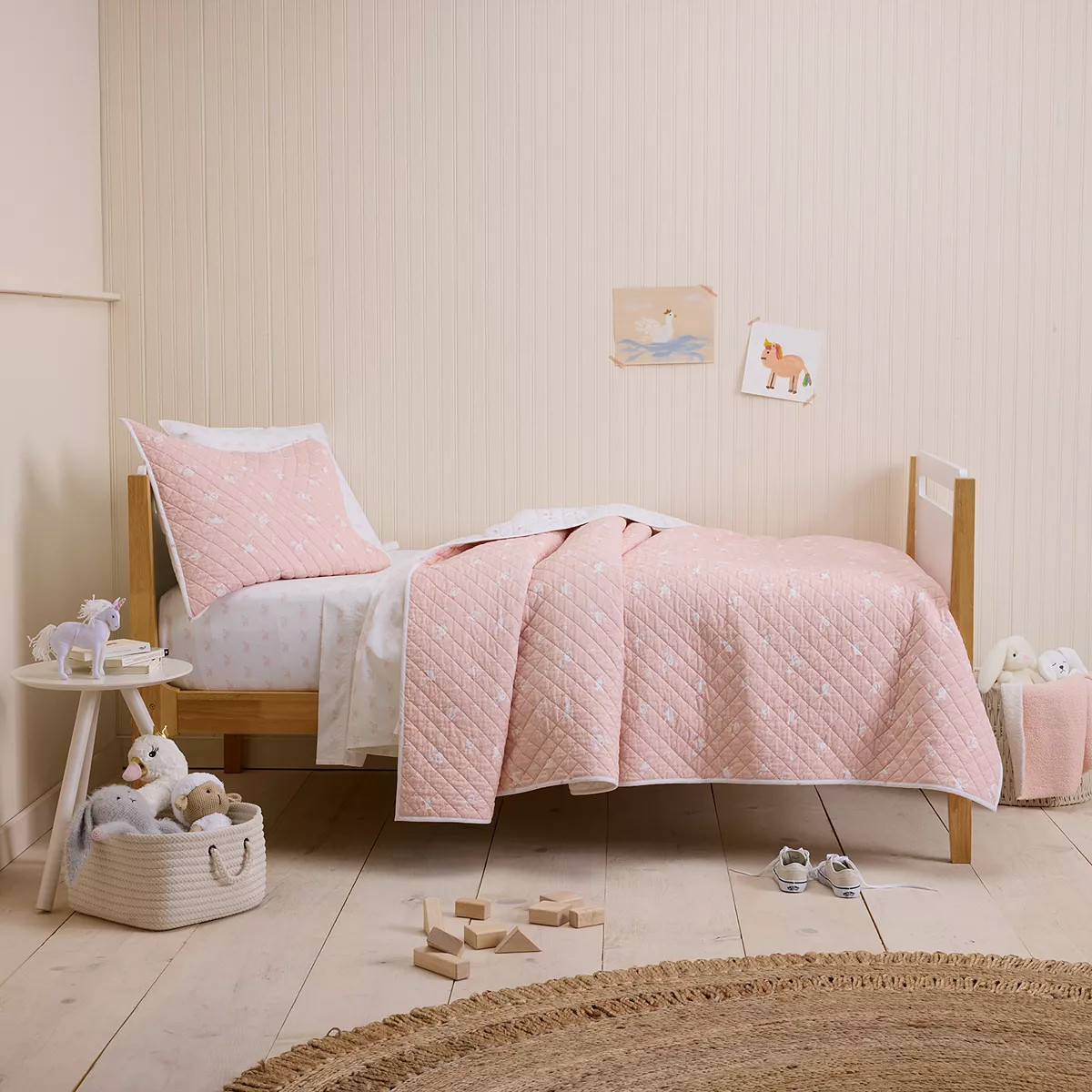 Little Co. by Lauren Conrad Unicorn Swan Quilt Set with Shams | Kohl's