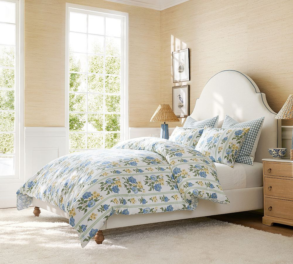 Krysta Floral Reversible Duvet Cover | Pottery Barn (US)