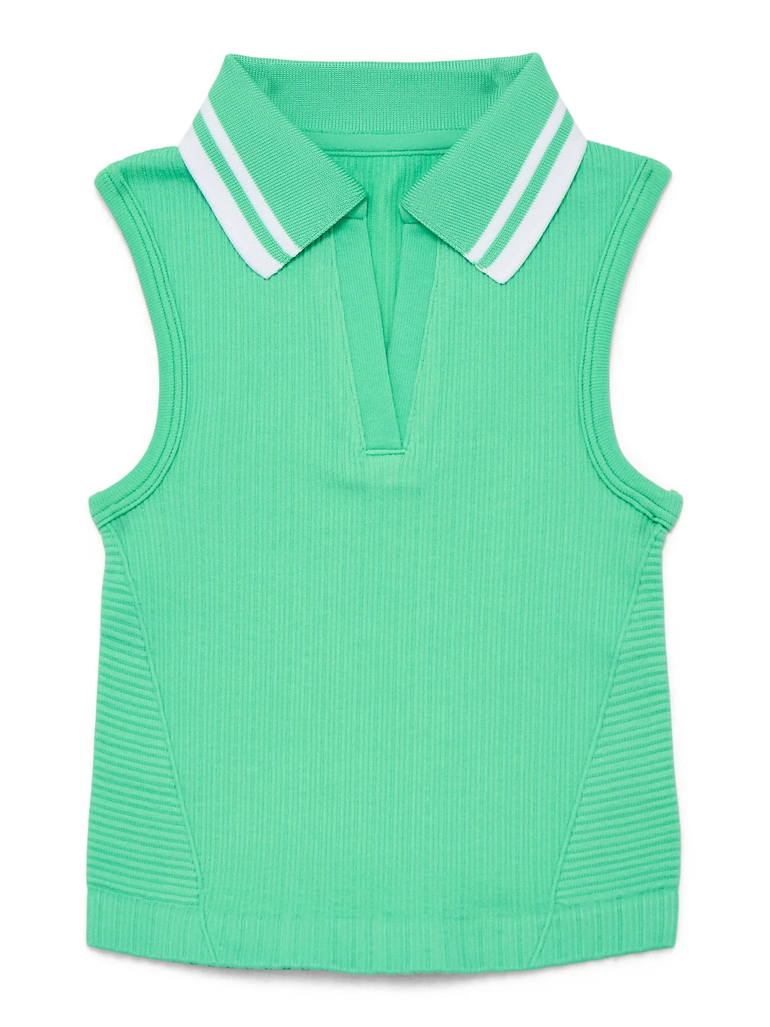 Athletic Works Girls Active Tennis Polo, Moisture Wicking, Sizes 4-18 | Walmart (US)
