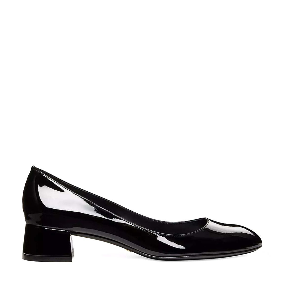 Stuart Weitzman Black Vivienne 35 Heeled Pump - BrandAlley | BrandAlley