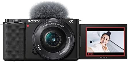 Sony Alpha ZV-E10 - APS-C Interchangeable Lens Mirrorless Vlog Camera Kit - Black | Amazon (US)