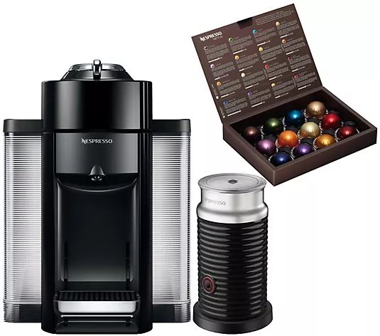 Nespresso Evoluo Coffee Machine w/ Milk Frotheby DeLonghi - QVC.com | QVC