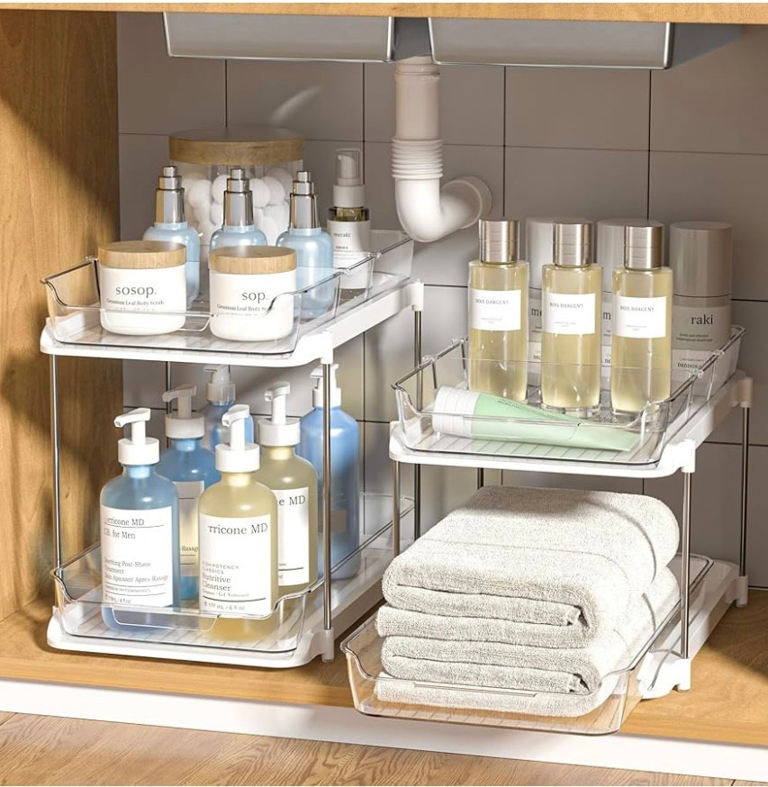 Love this organization! It is such a staple under my sink 

#LTKgiftguide #LTKcasa #LTKsale