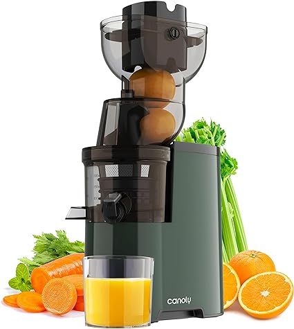 Masticating Juicers, 250W Intelligent Cold Press Juicer with 88mm Large Feed Chute, Reverse Funct... | Amazon (US)