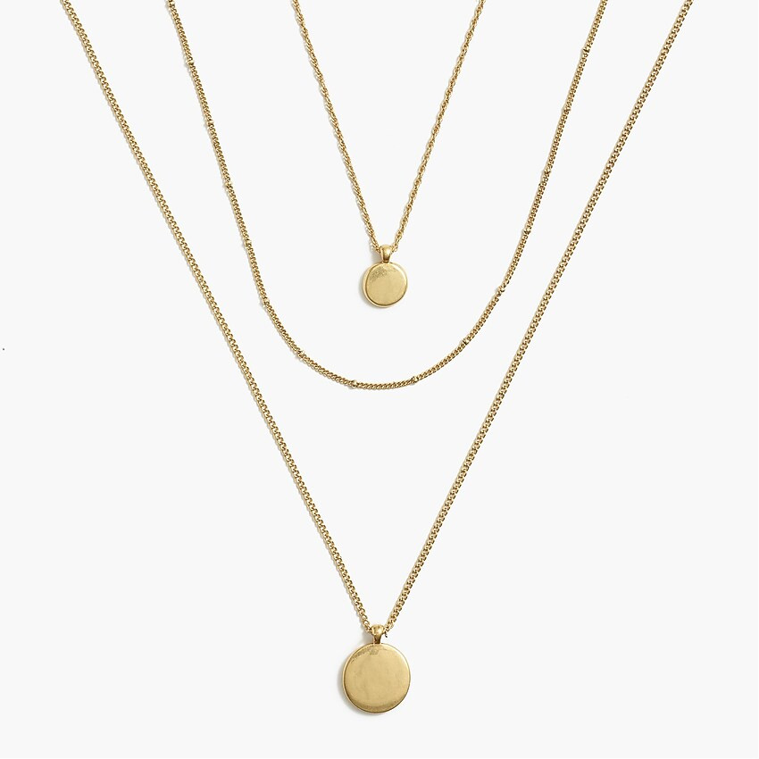 Three-layer necklace set | J.Crew Factory